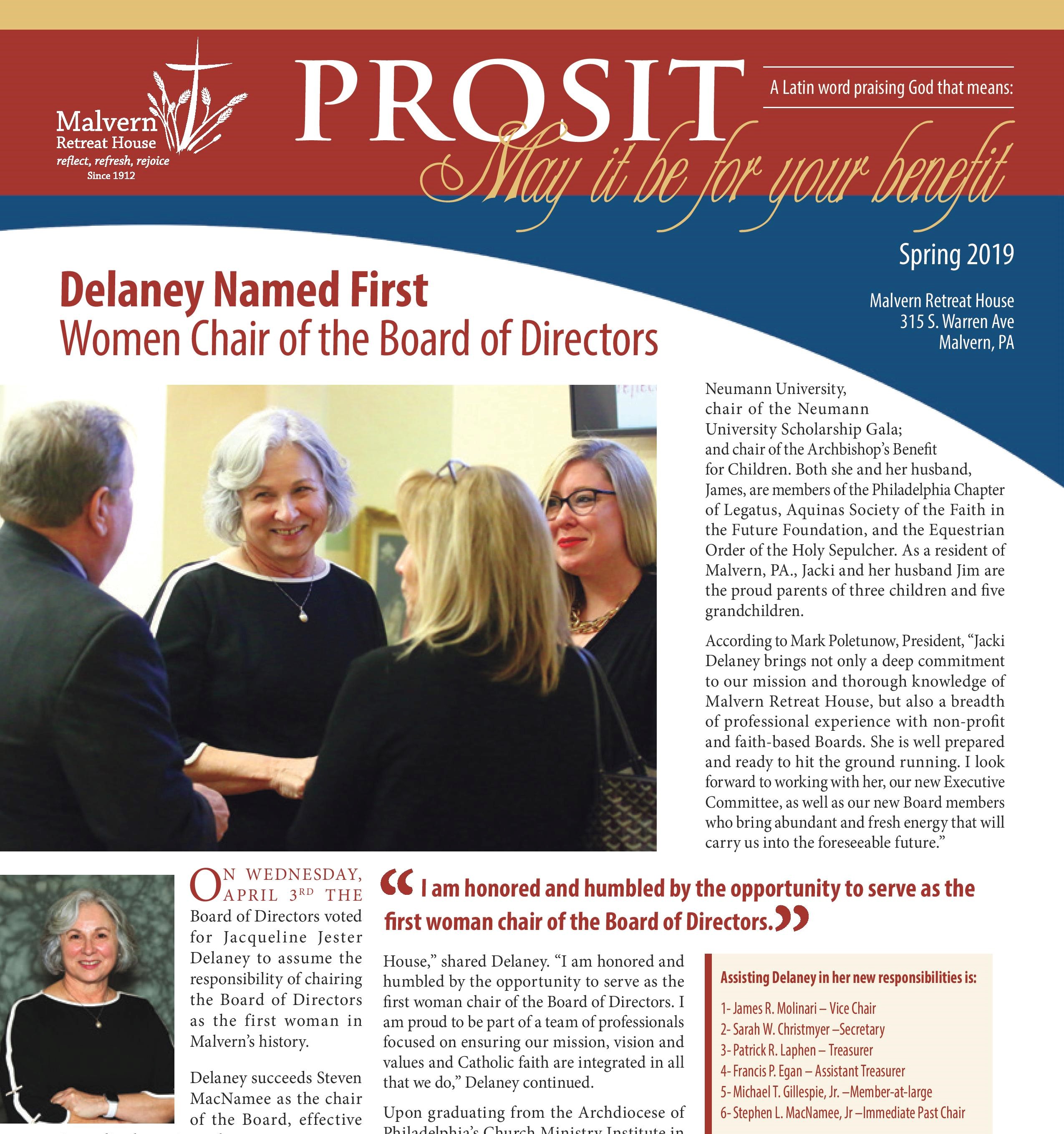 PROSIT Spring 2019 Newsletter